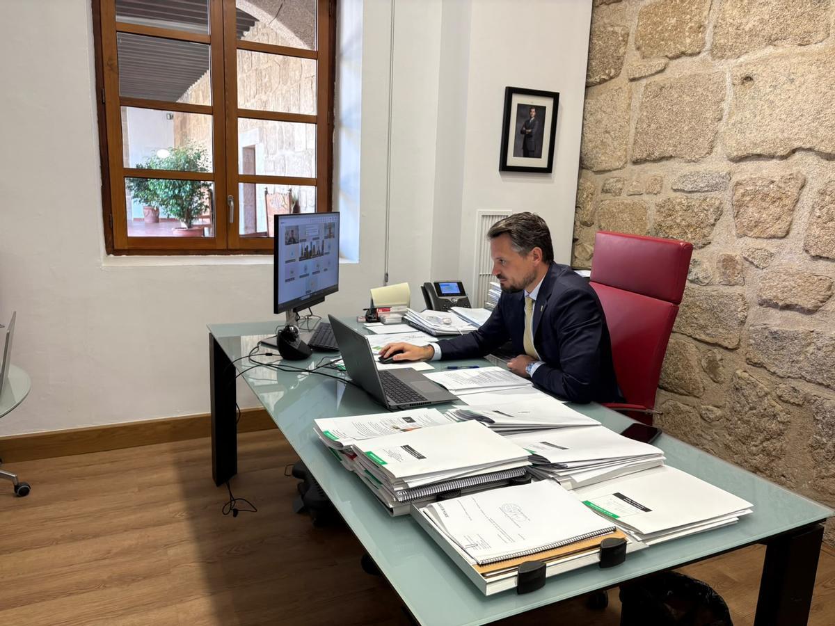 El consejero de Presidencia, Abel Bautista.