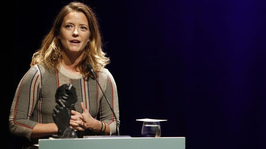 María Casado, tras recibir el Premio Cultura 2021