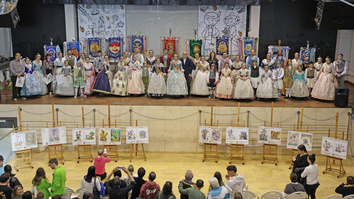 Estos son los 10 bocetos de las fallas de Benaguasil.