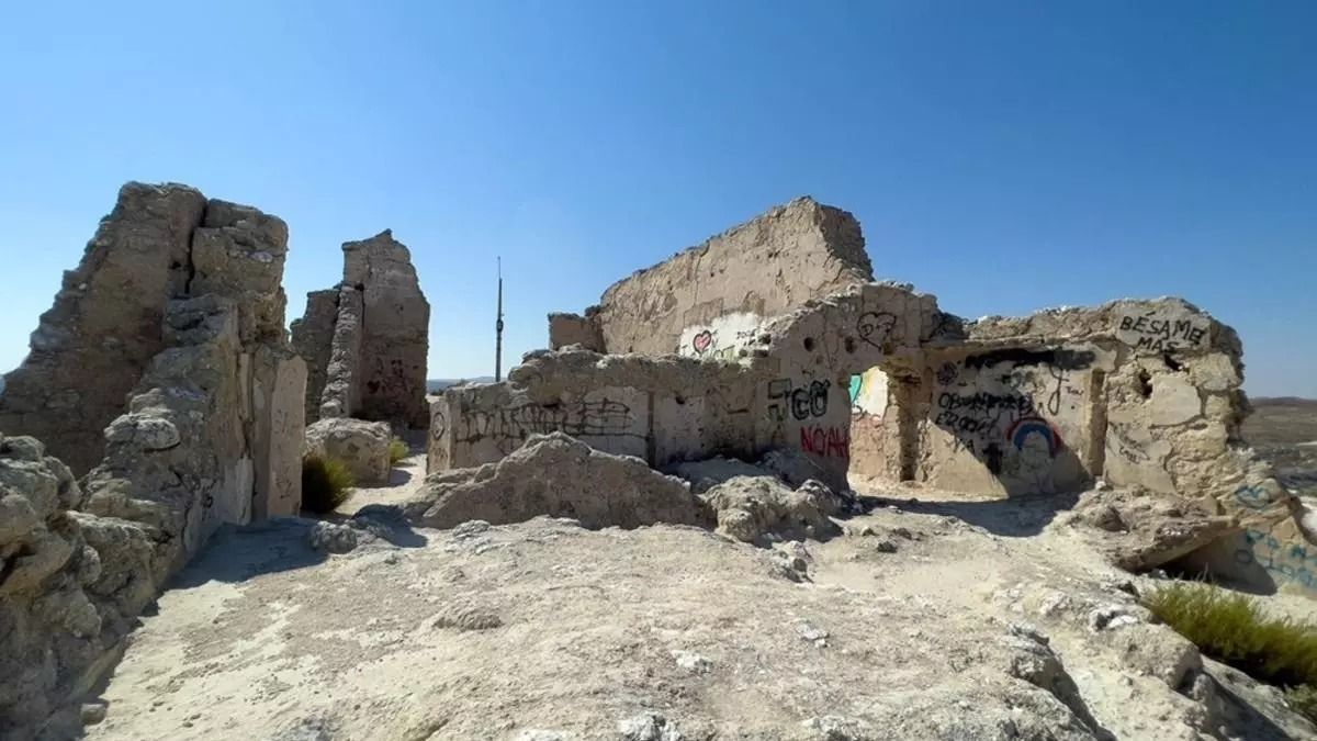 Las ruinas del Castillo de Santa Bárbara en Zaragoza