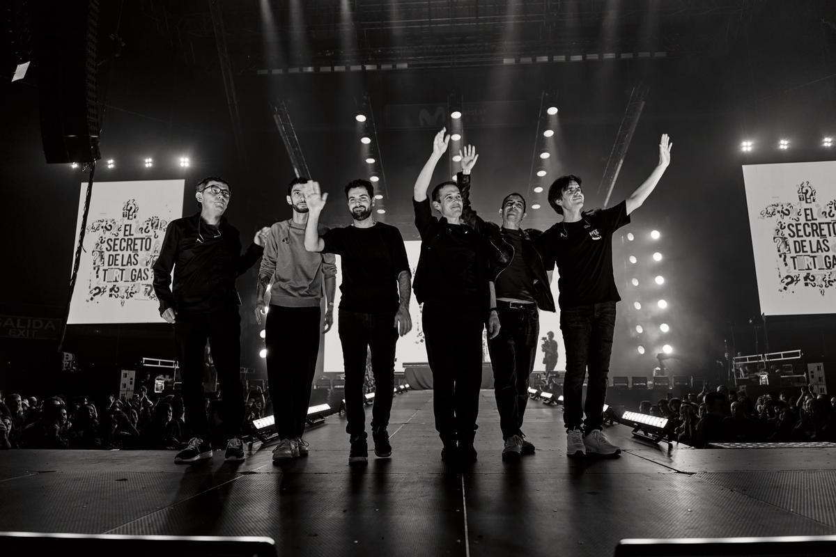 La banda durante el concierto de diciembre en Madrid.