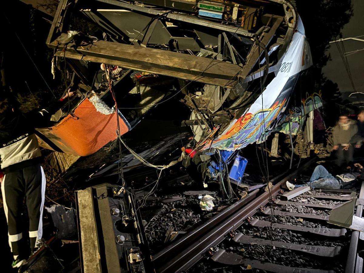 Les fotos de l'accident de tren mortal a Gelida