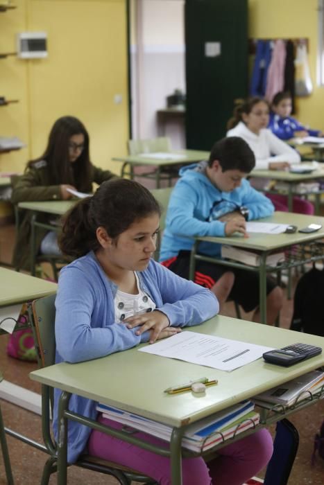 Reválida de sexto de Primaria en el Marcos de Torniello, Avilés