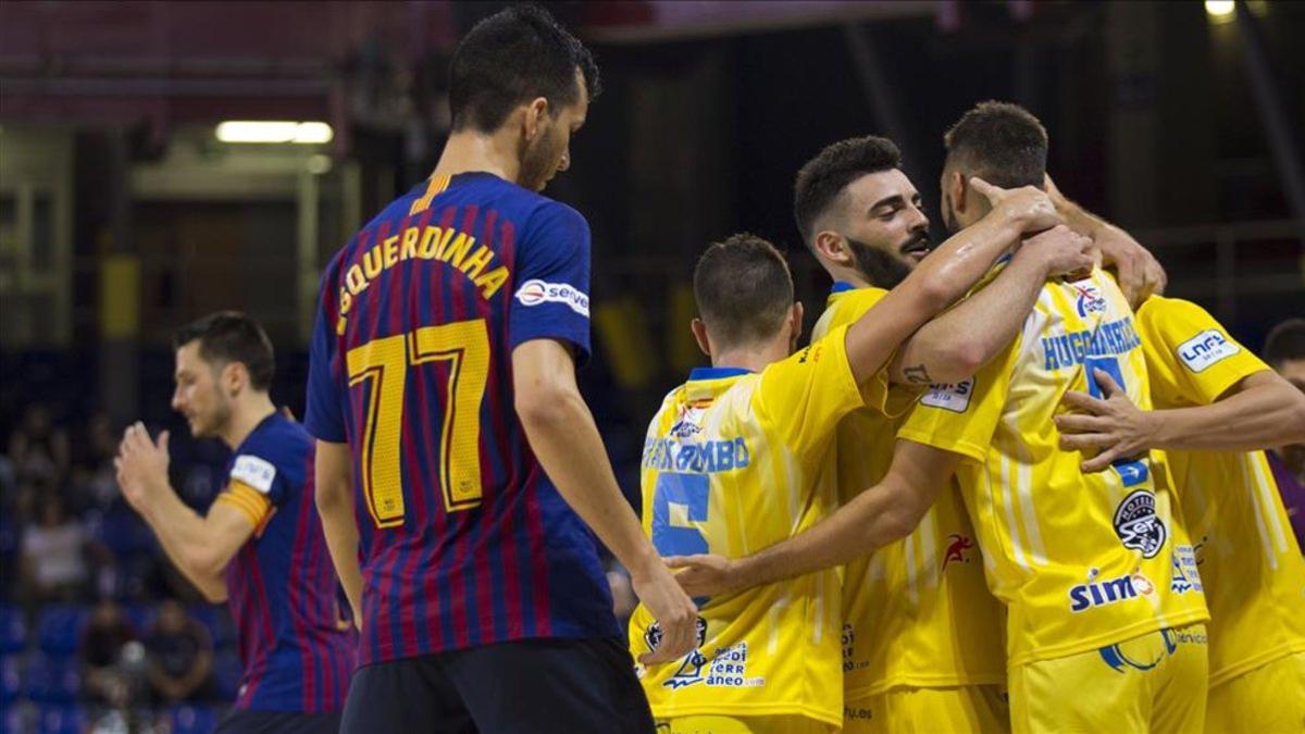 El Barça Lassa se estrelló nueve veces contra los palos