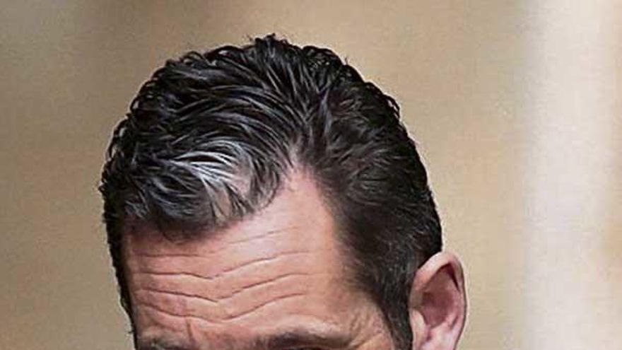 Iñaki Urdangarin, en el juicio.