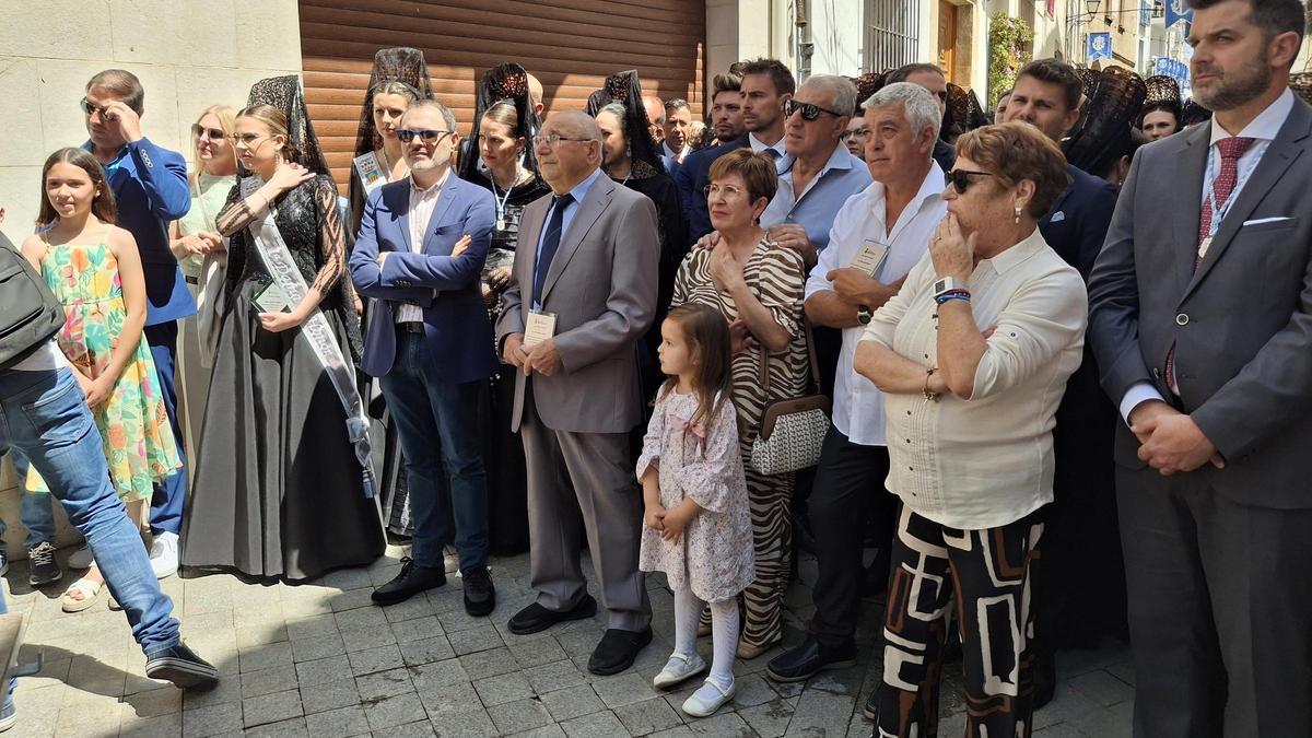 Los dos "riberers" homenajeados junto a sus familiares