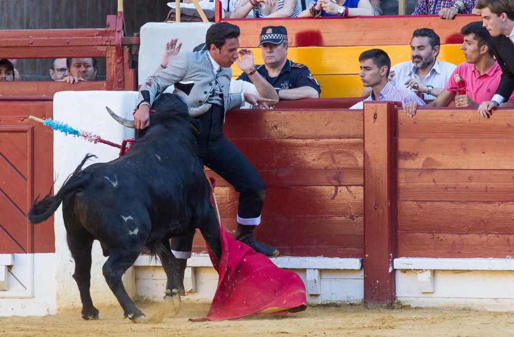 Fervor por los nuevos valores en la becerrada de la feria de San Juan