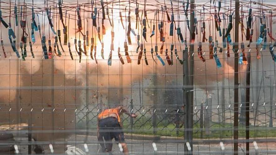 La mascletà de ayer se quedó corta en tiempo.