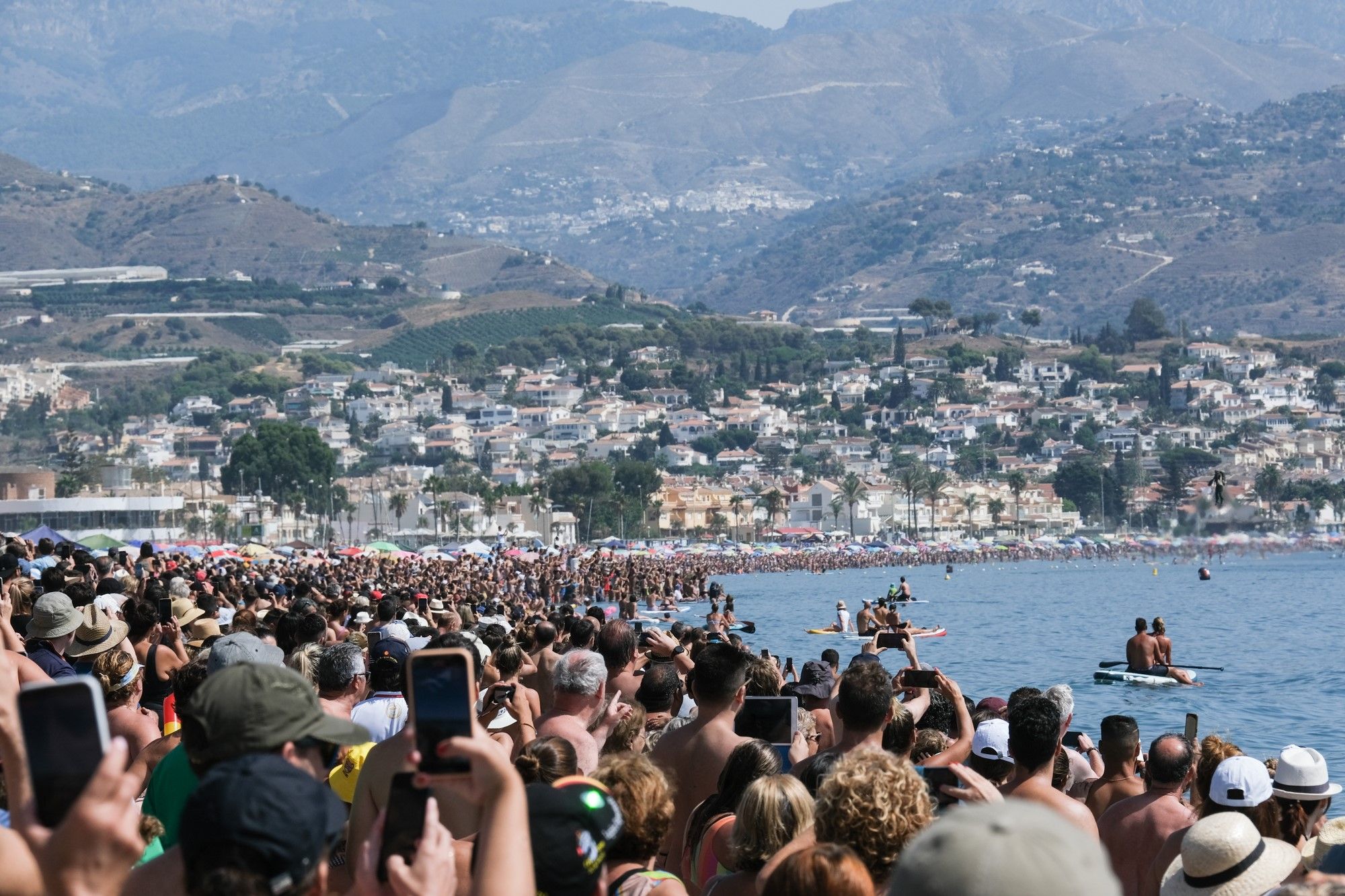 Las imágenes más espectaculares del Festival Aéreo en las playas de Torre del Mar