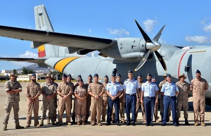 06/03/2019 BASE AEREA DE GANDO, TELDE. Acto de despedida del personal de 11º Contingente del Destacamento Grappa. (SAR). SANTI BLANCO