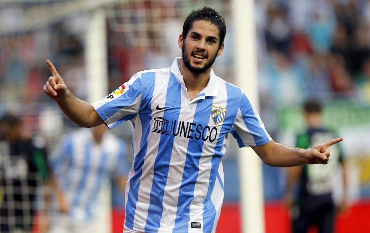 Isco, durante su etapa en el Málaga CF