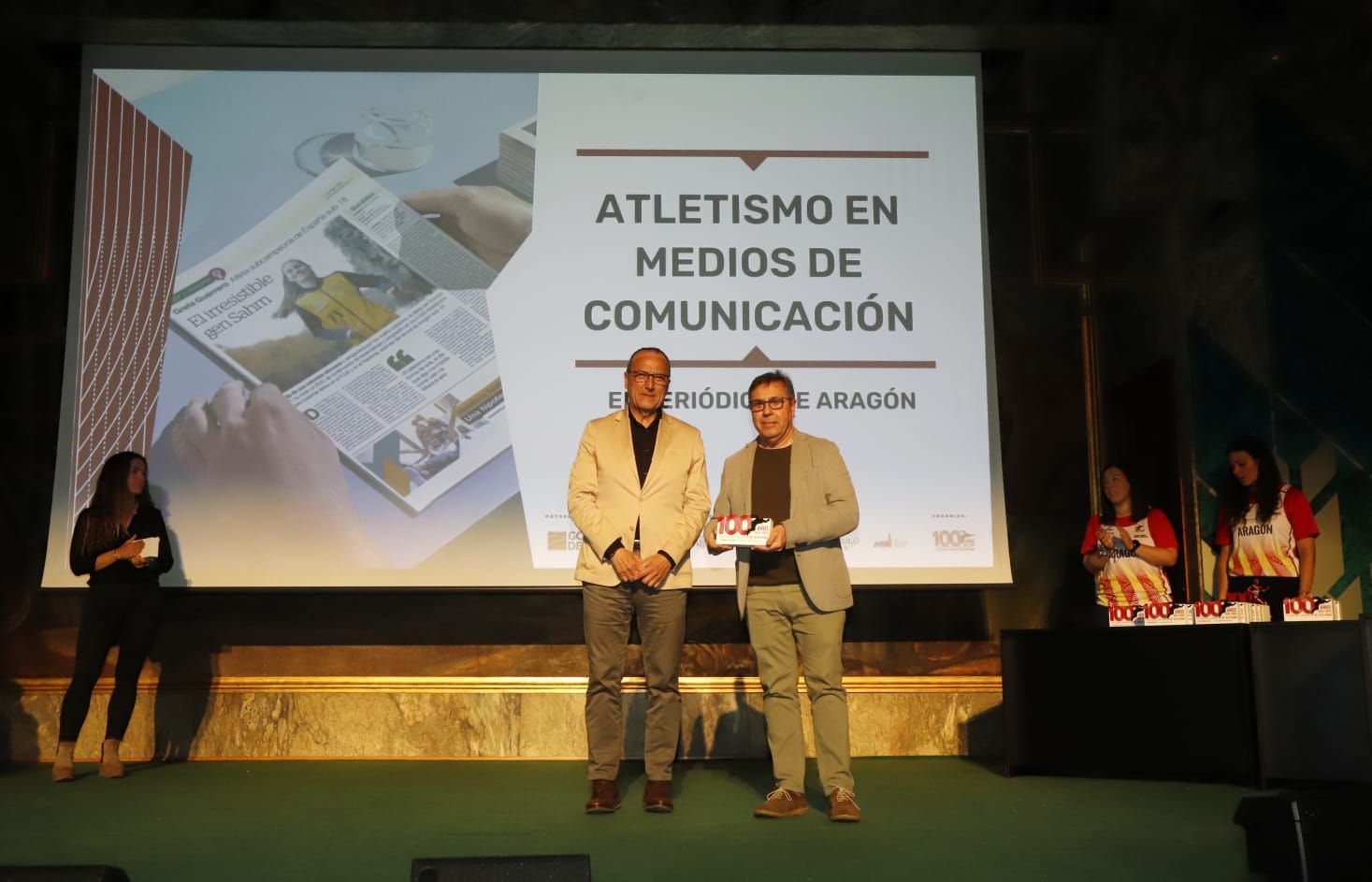 En imágenes | Gala de los 100 años de atletismo en Aragón