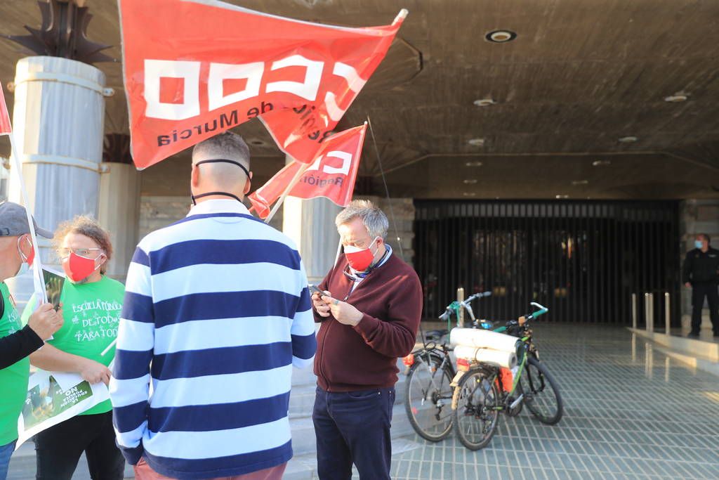 Protesta de la Marea Verde en Cartagena