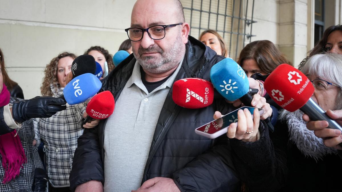 Juan Francisco Trujillo, exchófer del exdirector de Trabajo Francisco Javier Guerrero, en la Audiencia de Sevilla