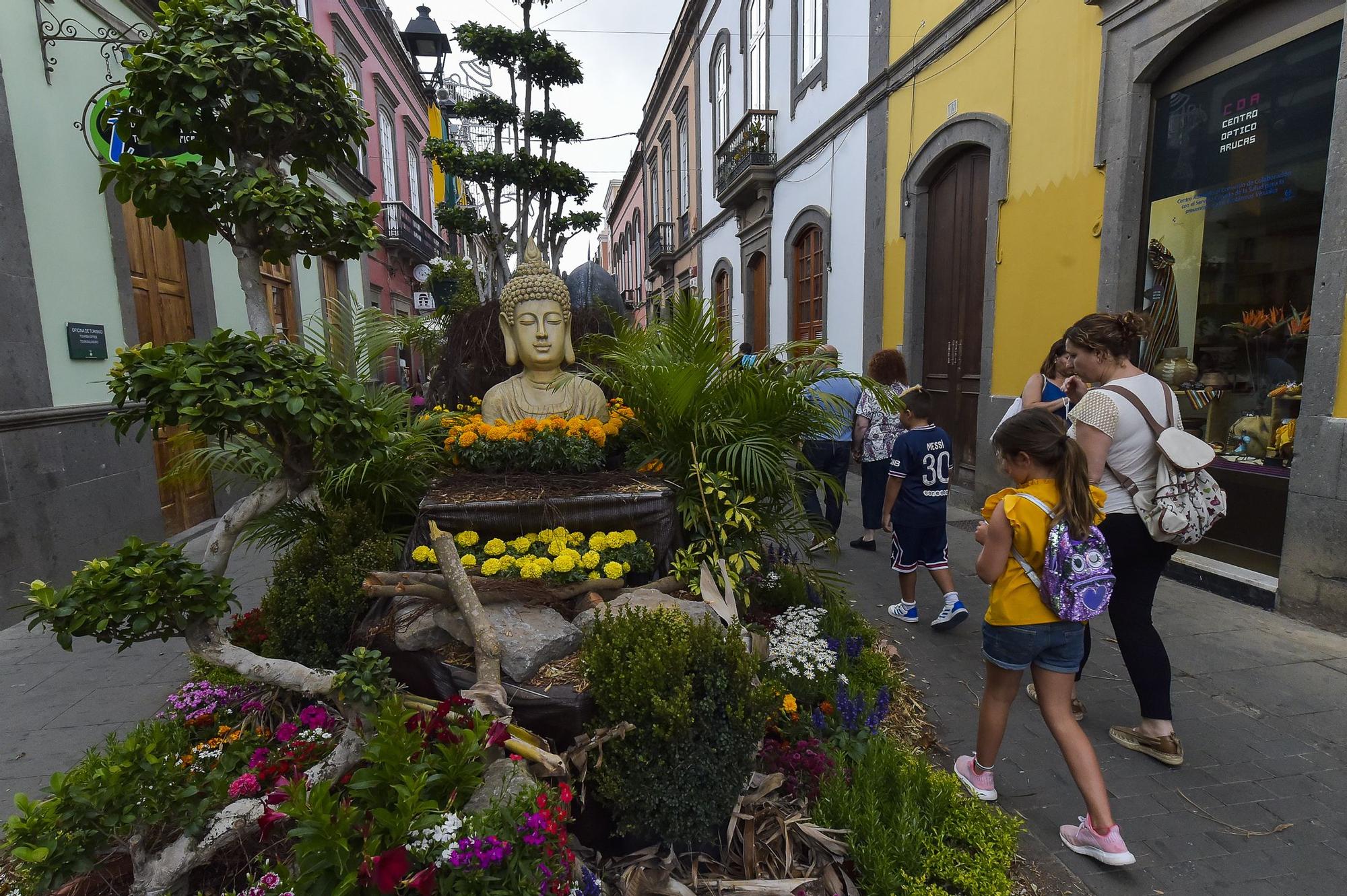 Arucas vive una semana dedicada a la música, la jardinería y la piedra de cantería