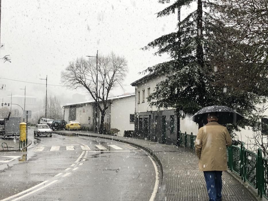 Nevada en Cangas del Narcea