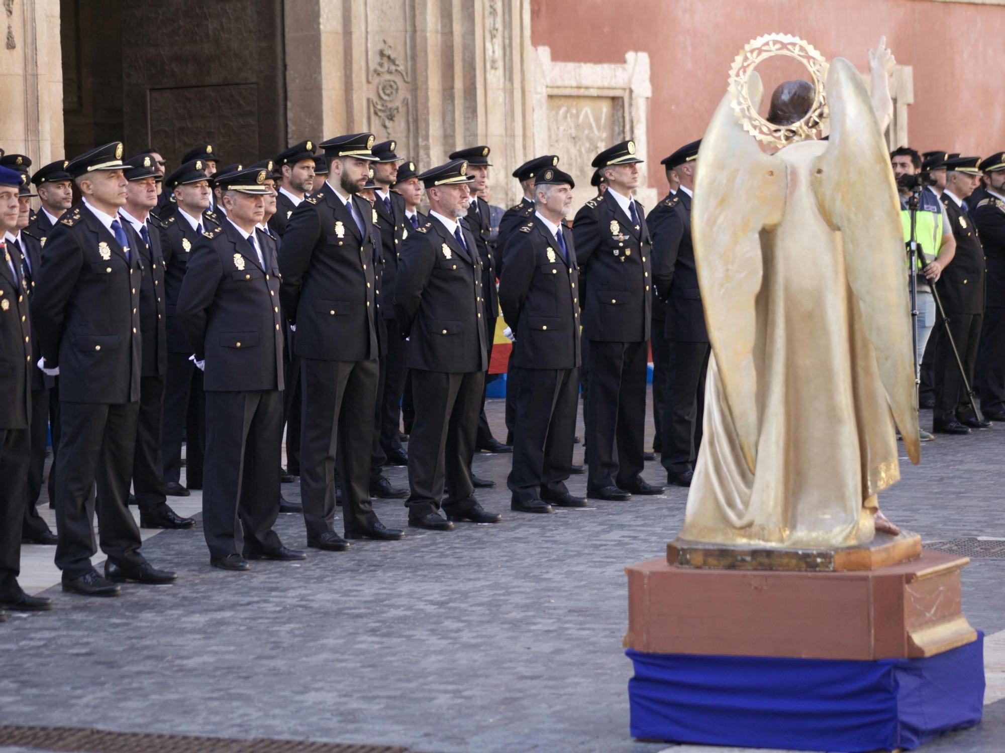 Las imágenes del acto de la Policía Nacional en Murcia por la Fiesta Nacional