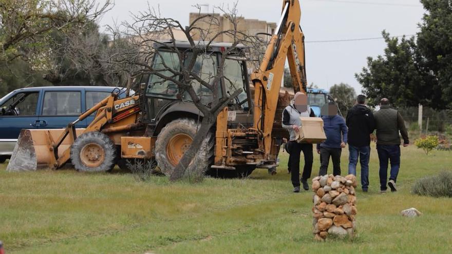 (VÍDEO) Rastrean una finca de Binissalem donde se sospecha que fue asesinado Antonio Llabrés en 2020