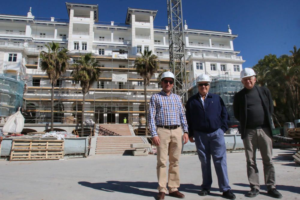 José Seguí y José Luis Santos nos cuentan los últimos detalles de la rehabilitación del palacio