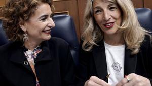 Montero i Díaz pacten in extremis que el salari mínim no tributi el 2025