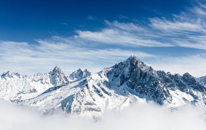 Macizo Mont Blanc, Los Alpes, Francia