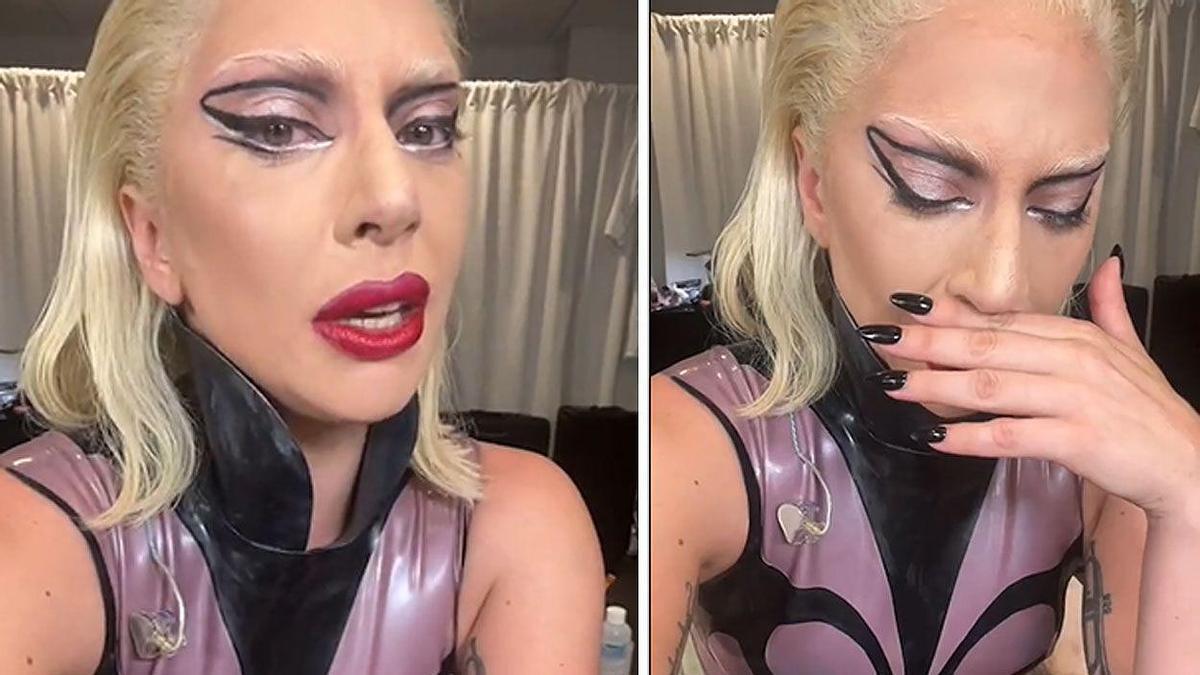Lady Gaga plora després de suspendre el seu concert a Miami