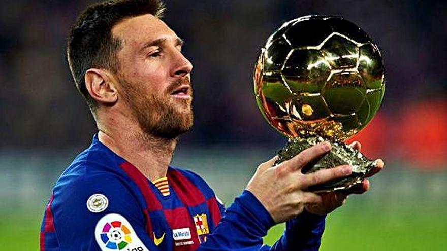 Messi ofereix la seva sisena Pilota d&#039;Or a l&#039;afició