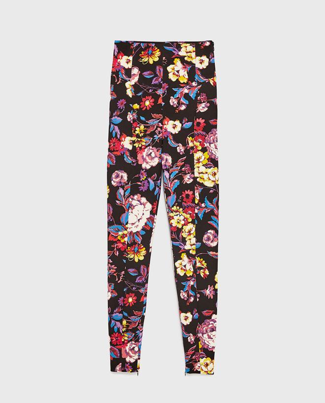 Zara Pre-fall 17: Legging de estampado floral