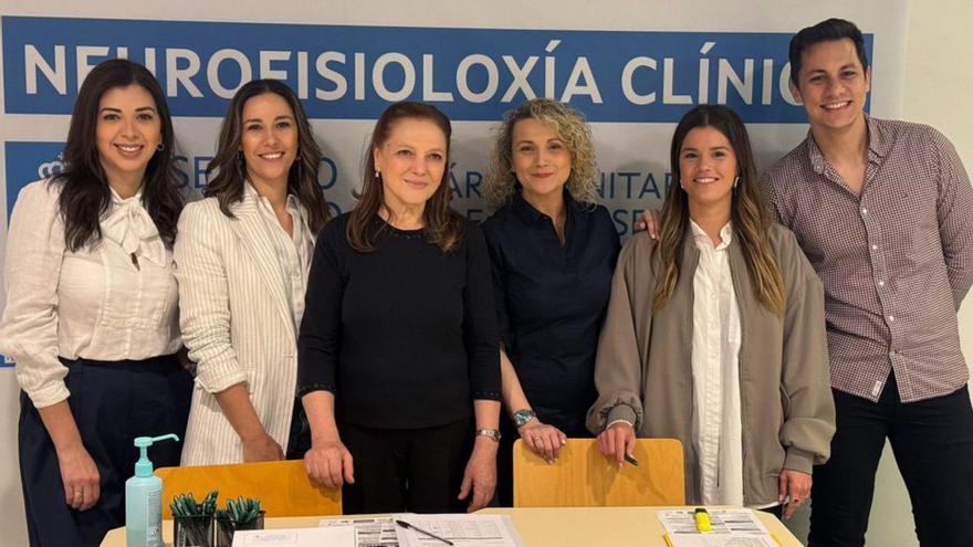 Profesionales del área de Neurofisiología del CHUO.   | // I.O.