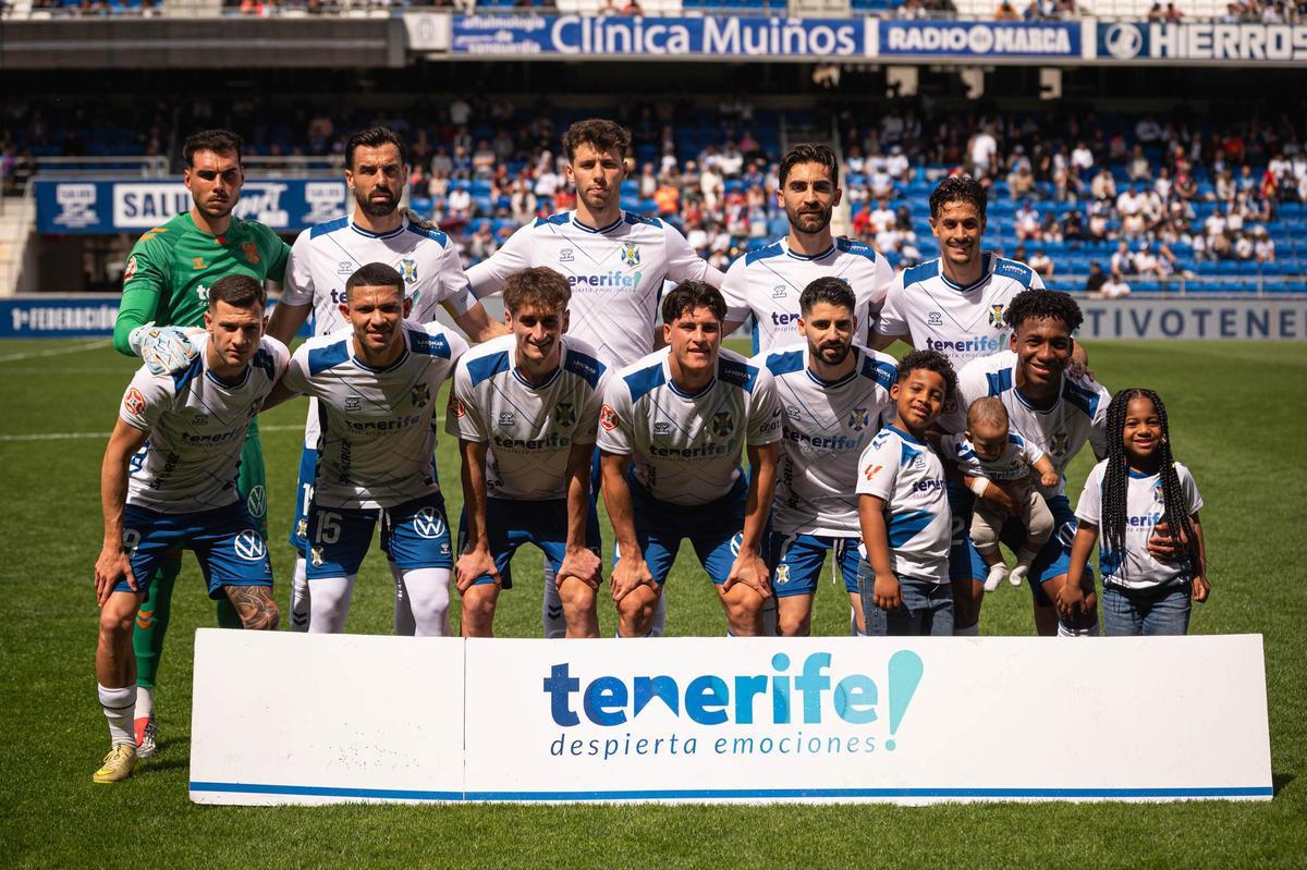 Formación inicial del CD Tenerife.