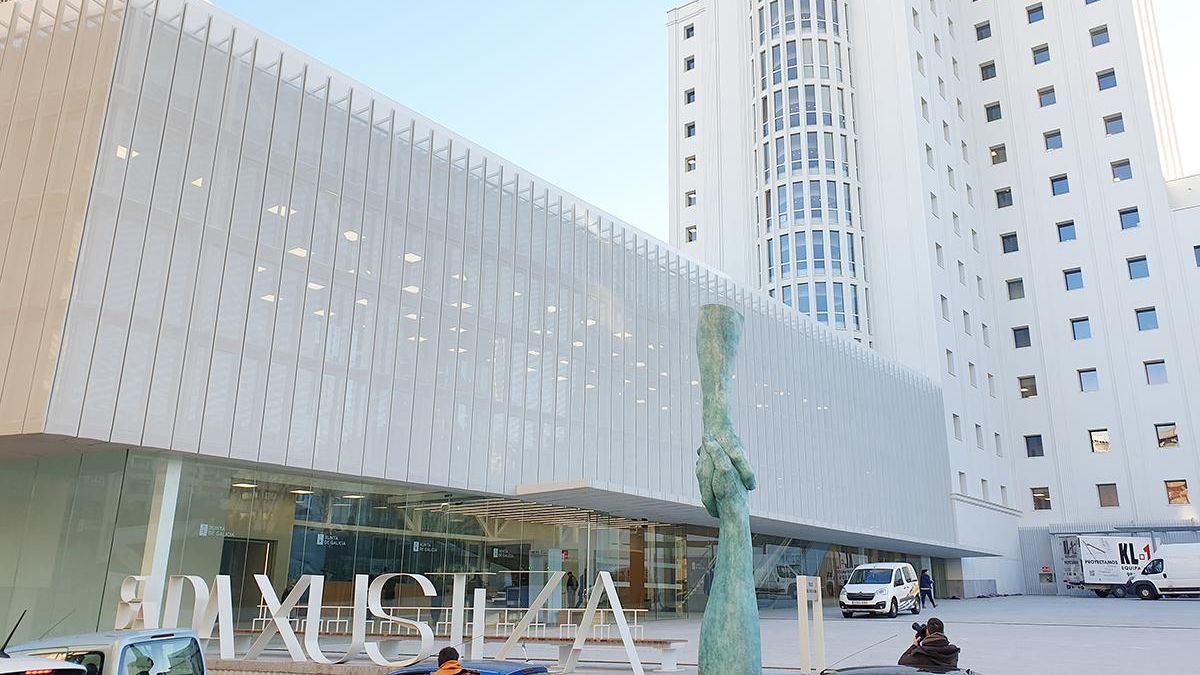 Entrada de la Ciudad de la Justicia de Vigo