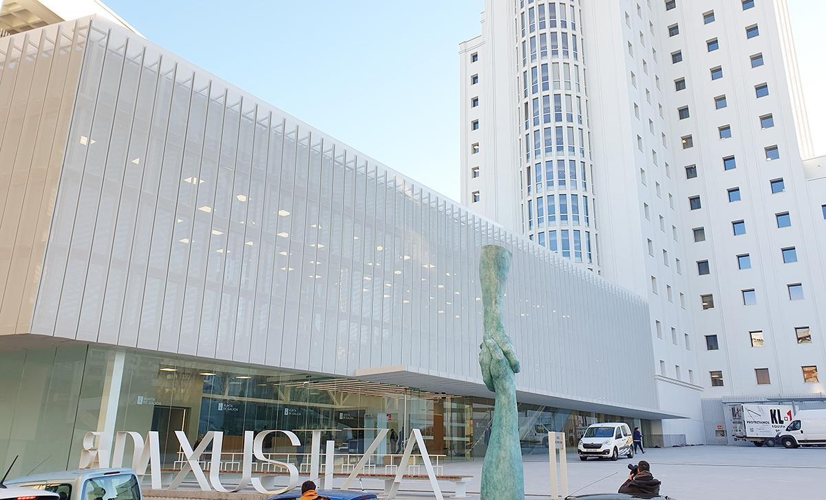 Entrada de la Ciudad de la Justicia de Vigo