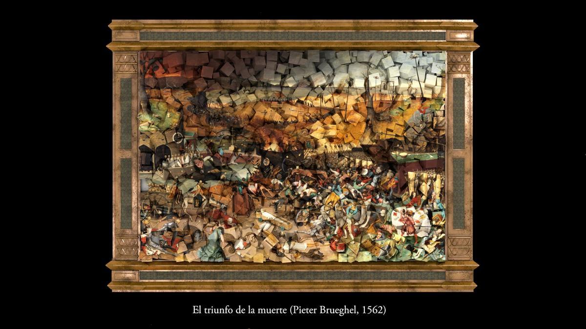 Videocreación de la UCV sobre la obra del Museo del Prado 'El triunfo de la muerte', de Pieter Brueghel.