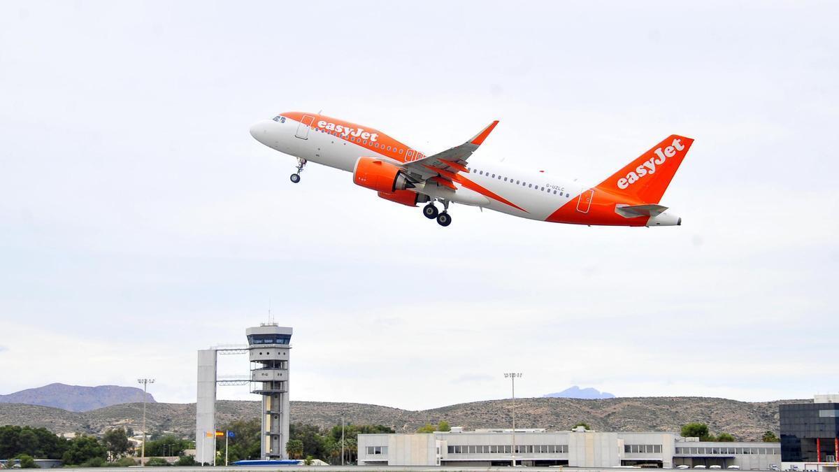 Uno de los aviones de Easyjet.