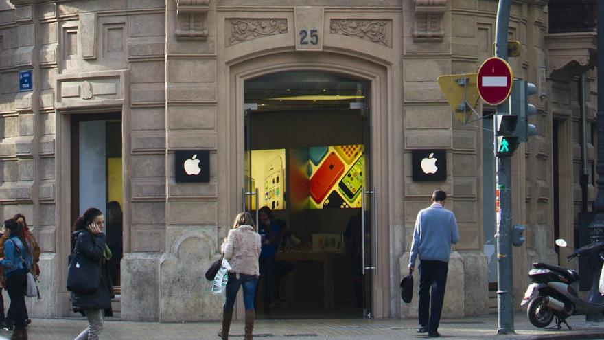 La Apple Store de Valencia.