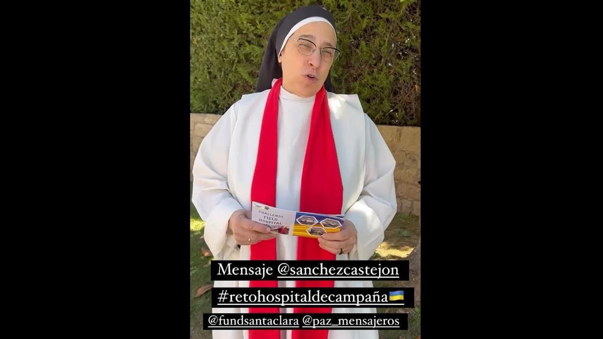 El missatge de Sor Lucia a Pedro Sánchez per participar en el seu nou repte