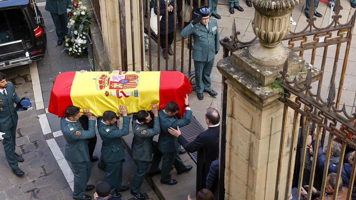 Funeral por el guardia civil David Pérez.