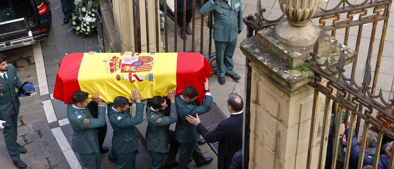 Funeral por el guardia civil David Pérez.