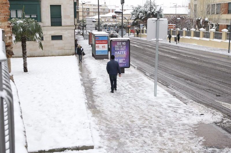 Nevada en Zamora: La ciudad, intransitable