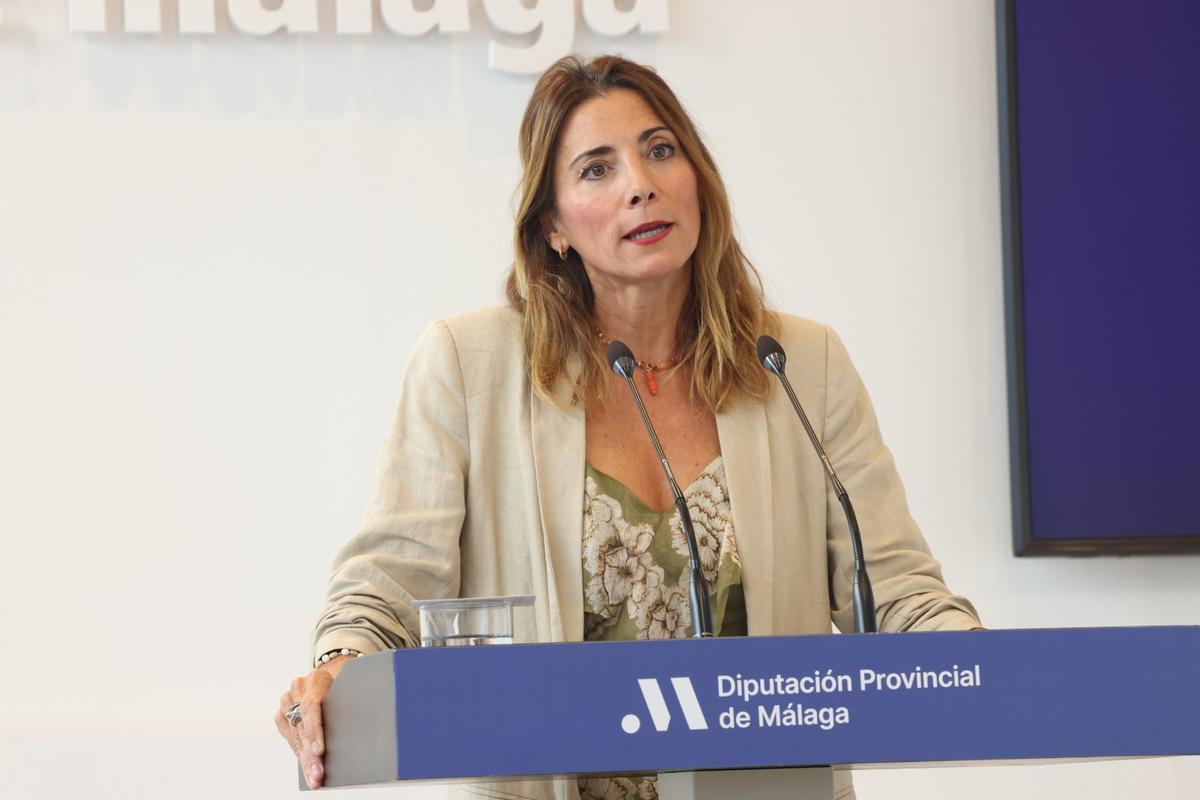 La portavoz del Gobierno del PP en la Diputación, Ana Carmen Mata.