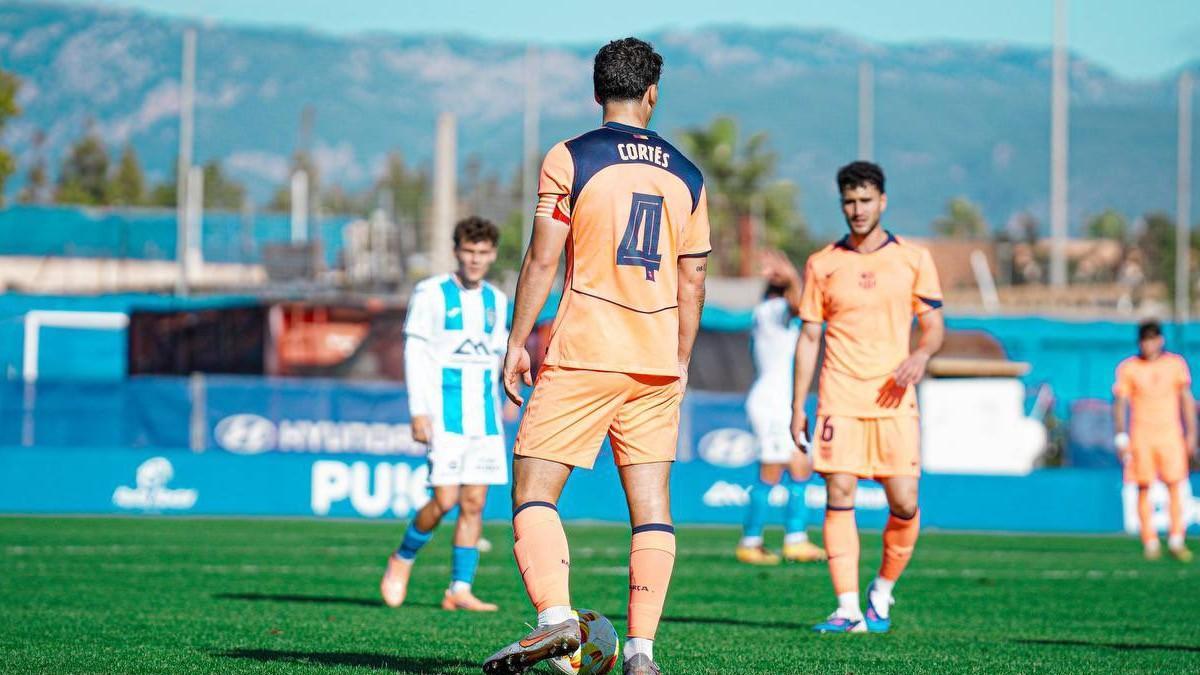 Álvaro Cortés ejerció de capitán del filial