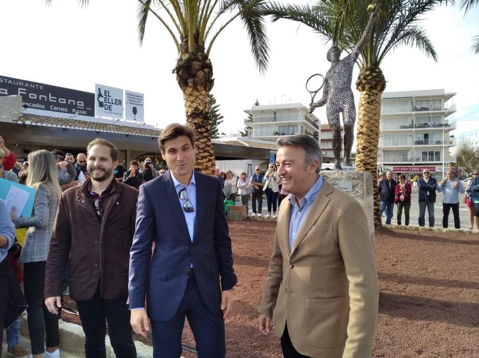 David Ferrer recibe un homenaje en su tierra, Xàbia