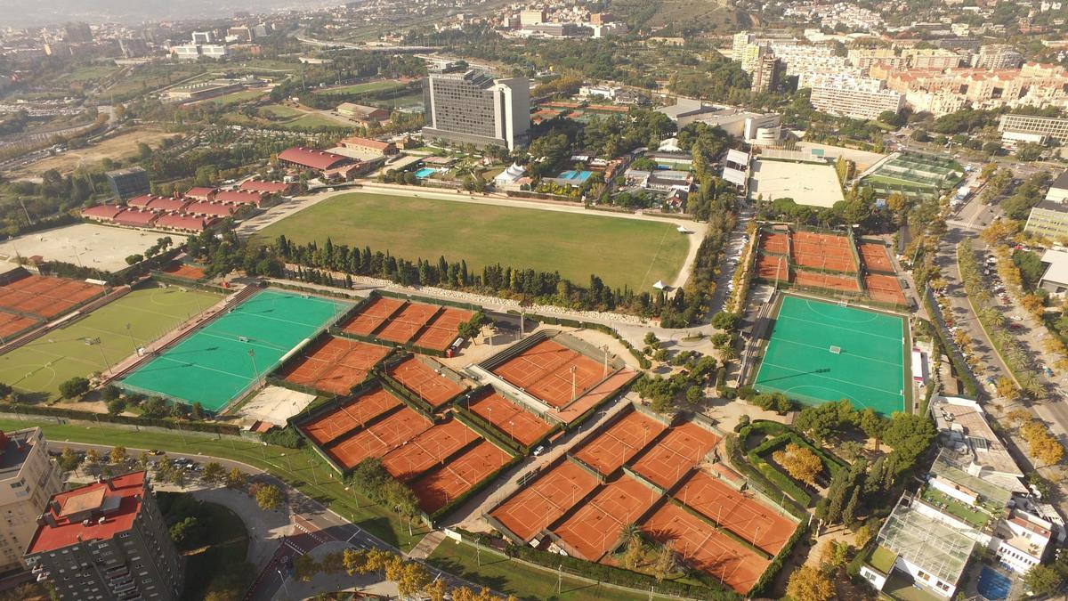 Vista aérea de las instalaciones del Real Club de Polo de Barcelona