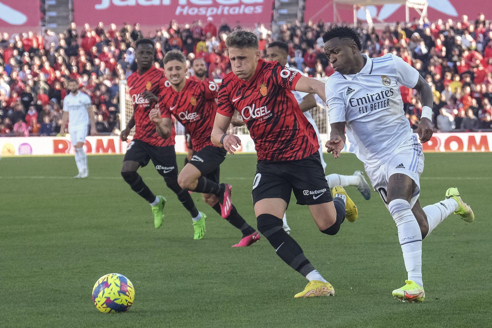 Mallorca - Madrid: Así fue el duelo Maffeo contra Vinícius