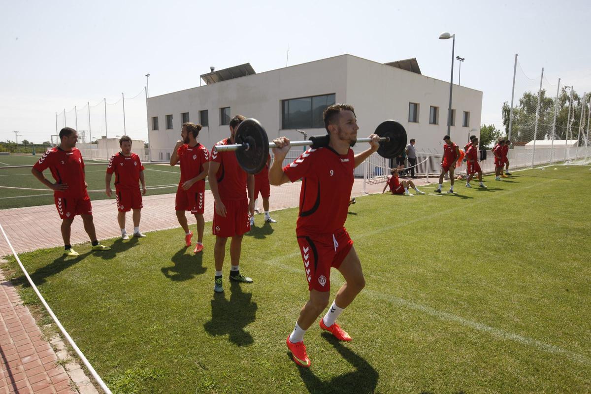 El Castellón, en la Ciudad Deportiva Facsa.