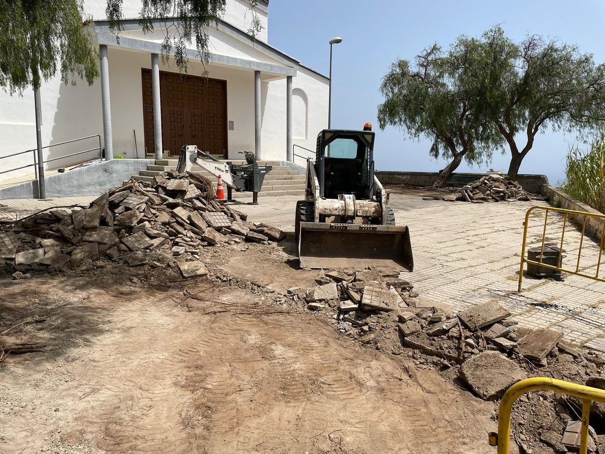 Aspecto que presenta la plaza de Barranco Grande.