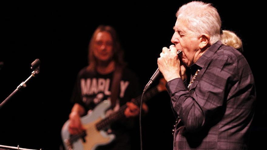 John Mayall, en su último concierto en el Cervantes.