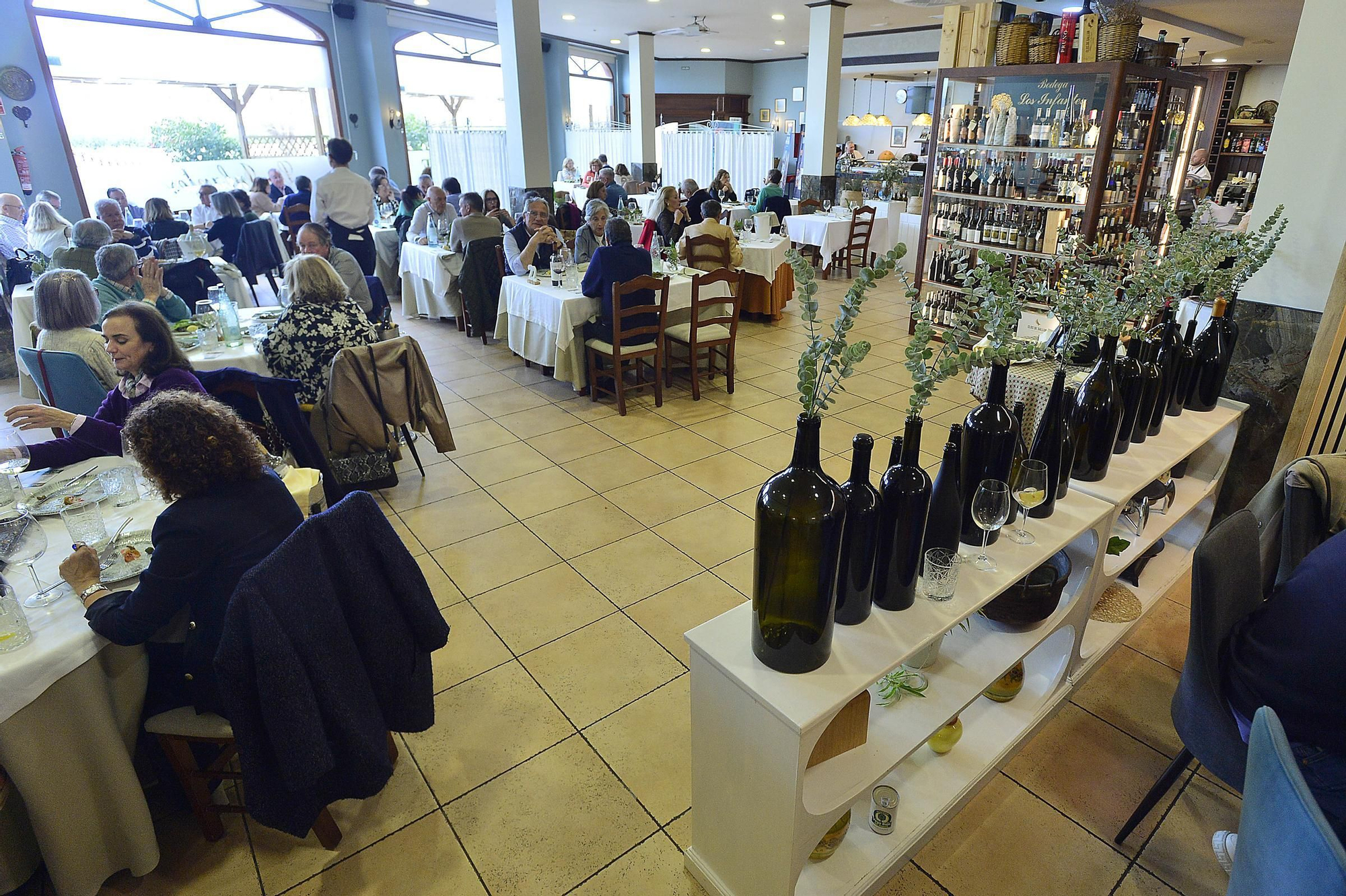 Menjars de la Terra en el restaurante  Los Infantes de Almoradí.