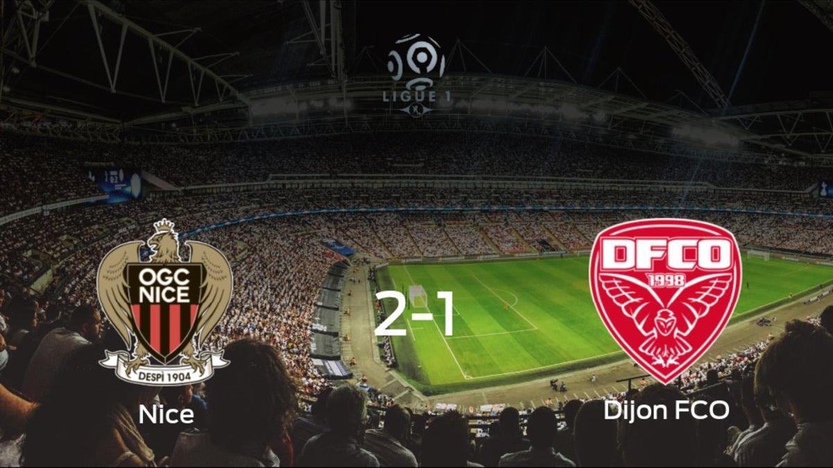 El OGC Niza suma tres puntos a su casillero tras ganar al Dijon FCO (2-1)
