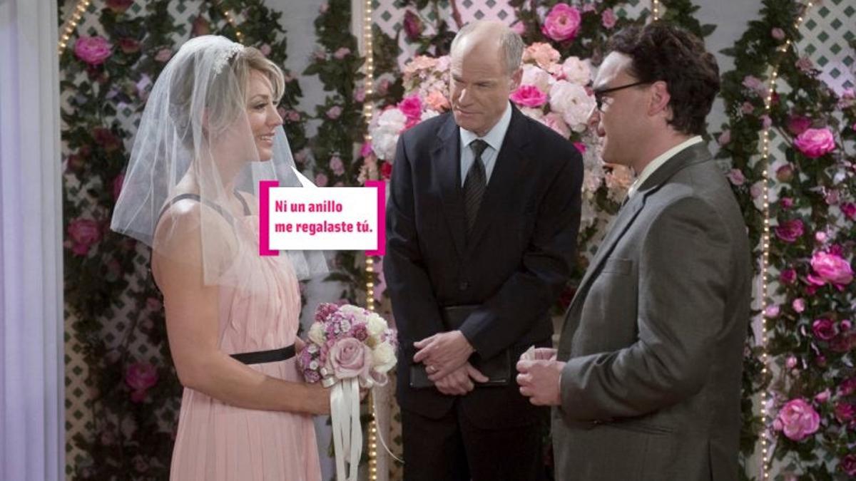 Boda de Penny y Leonard en The Big Bang Theory